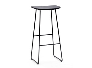 Высокий металлический табурет с подставкой для ног