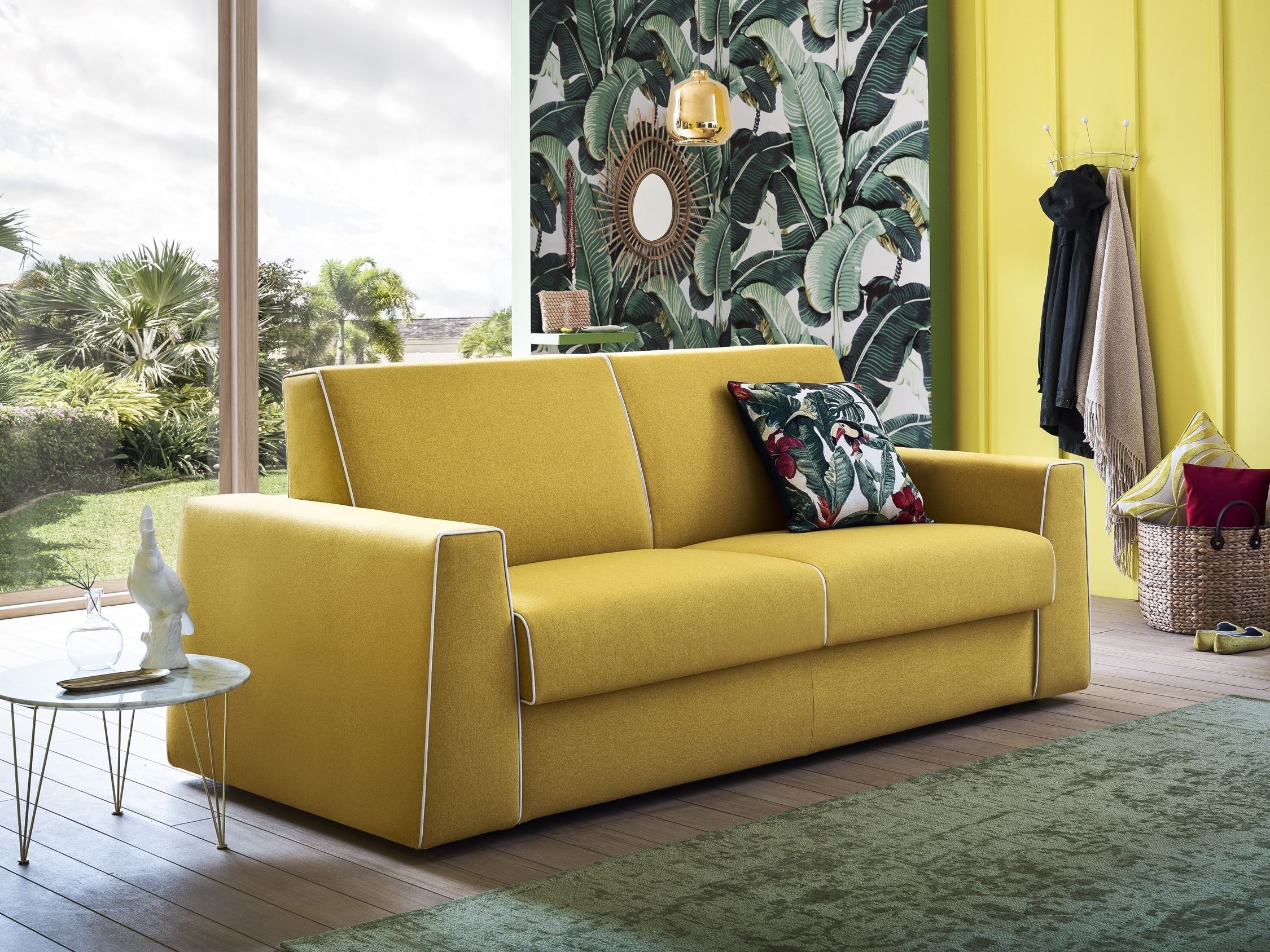 Двуспальный диван-кровать из ткани Felis Day &amp ARCH-00038138 - Вид №1