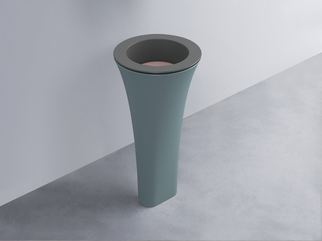 AMLA45-CM+AMPILT-CP+AMCOLT-PL Раковина Amedeo Tondo отдельностоящая cielo Enjoy + Amedeo Ceramica Cielo