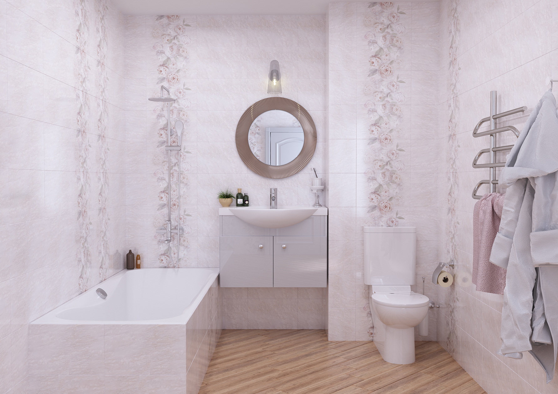 Керамическая плитка PEONIA 126875 25х40 см PiezaROSA  - Вид №2