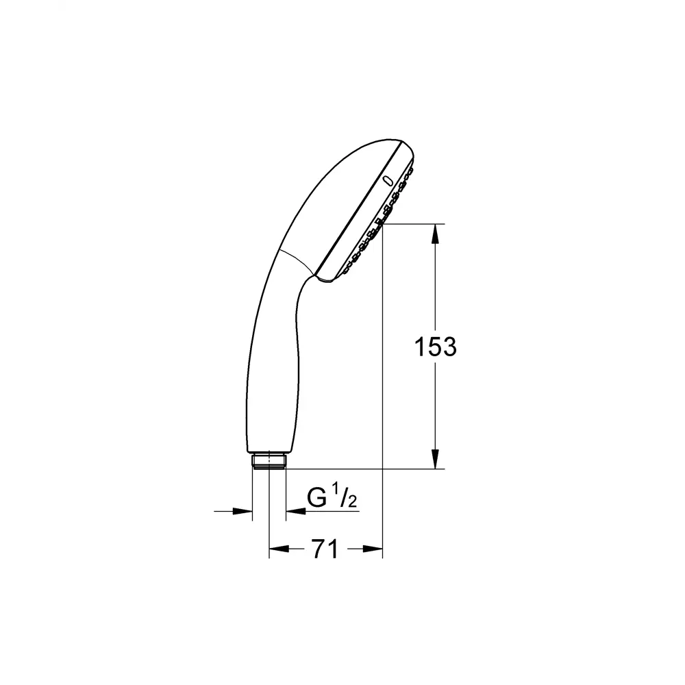 Лейка для душа Grohe New Tempesta 3 режима цвет хром 80158317 STLM-2197648 Tempesta-F Trigger Spray - Вид №3