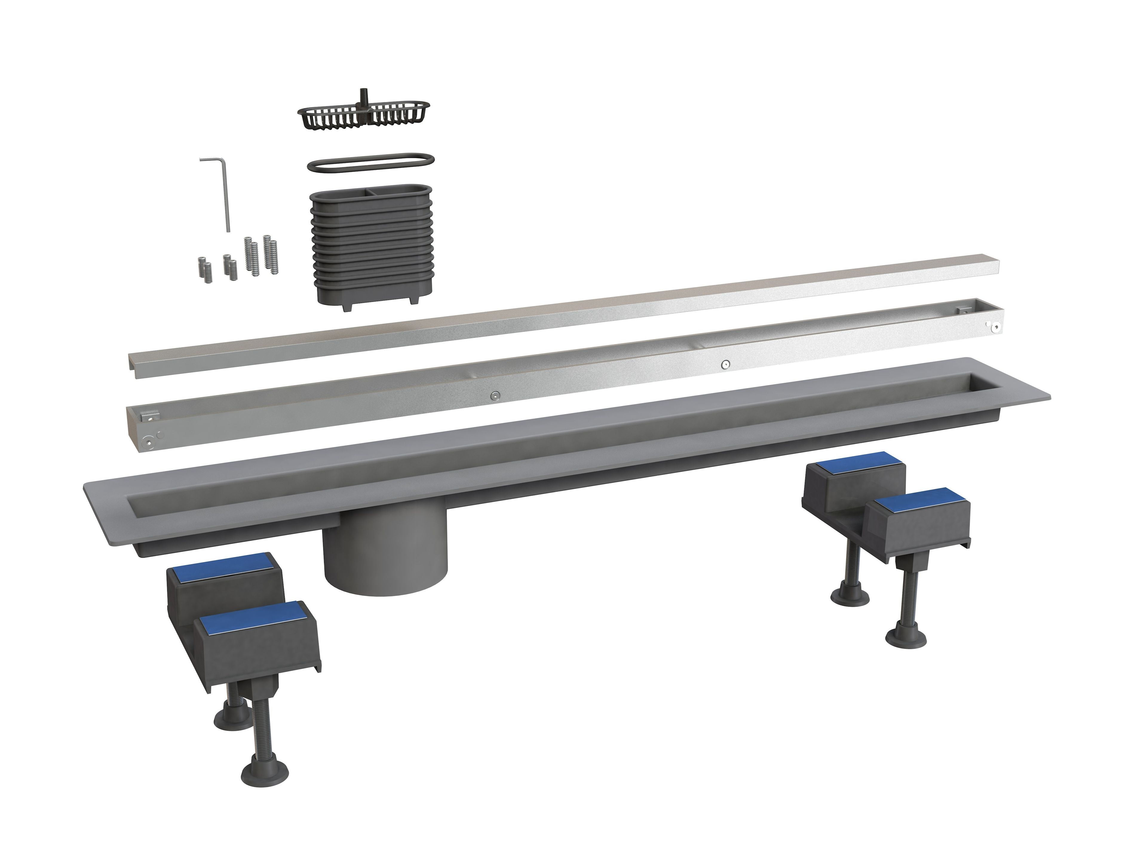 Алюминиевый слив для душа Bonomini Canalissima ARCH-00010242 - Вид №1
