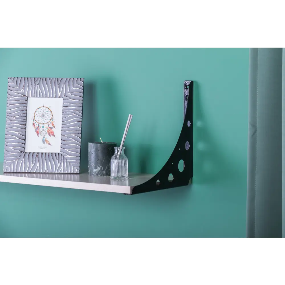 Кронштейн Larvij для полок и кашпо — прочная сталь с глянцевым покрытием 84908803 STLM-1403219 - Вид №4