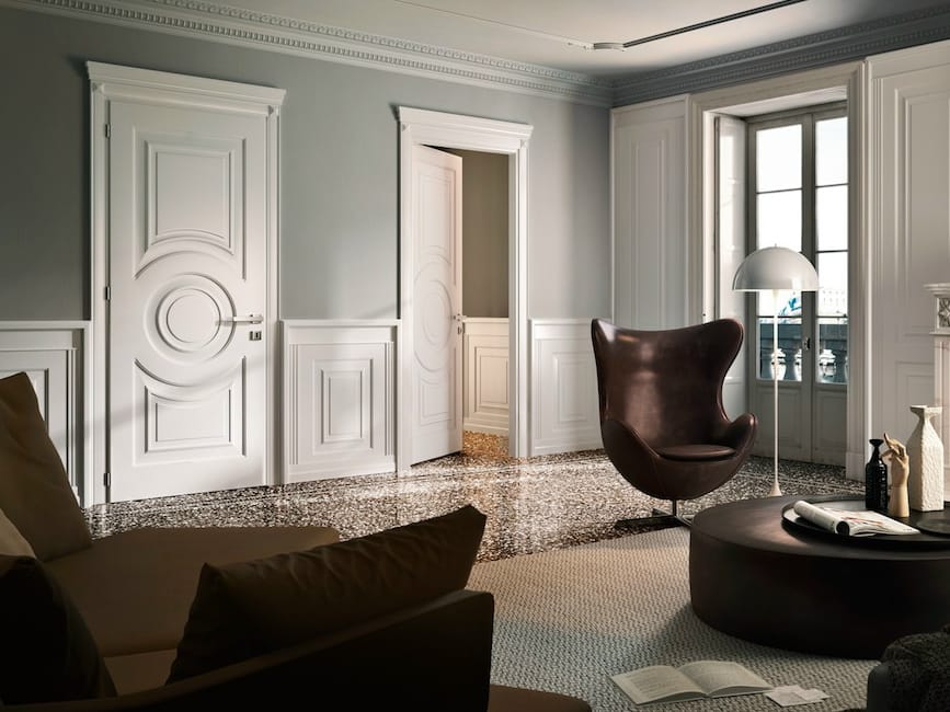 Классический стиль лакированная распашная дверь GAROFOLI Dorè ARCH-00127639 - Вид №1