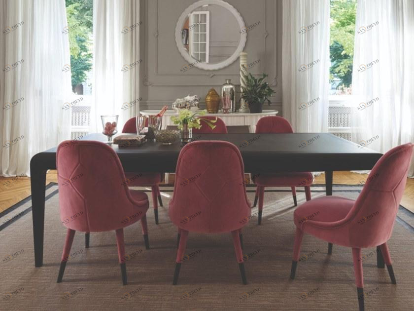 Prestige Прямоугольный стол для гостиной из бука Dama Cvf044