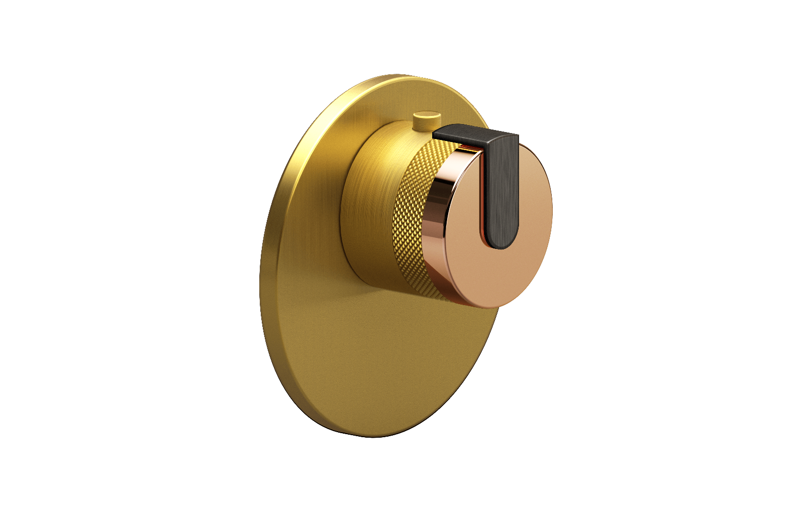 E-8027-R1RG-L1BOX-BAU-T Термостатический переключатель 3/4-Внешняя часть GRAFF MOD+