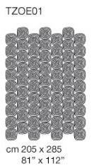 Paola Lenti Прямоугольный коврик из веревки с геометрическими мотивами High tech sun-id-1459986 - Вид №2