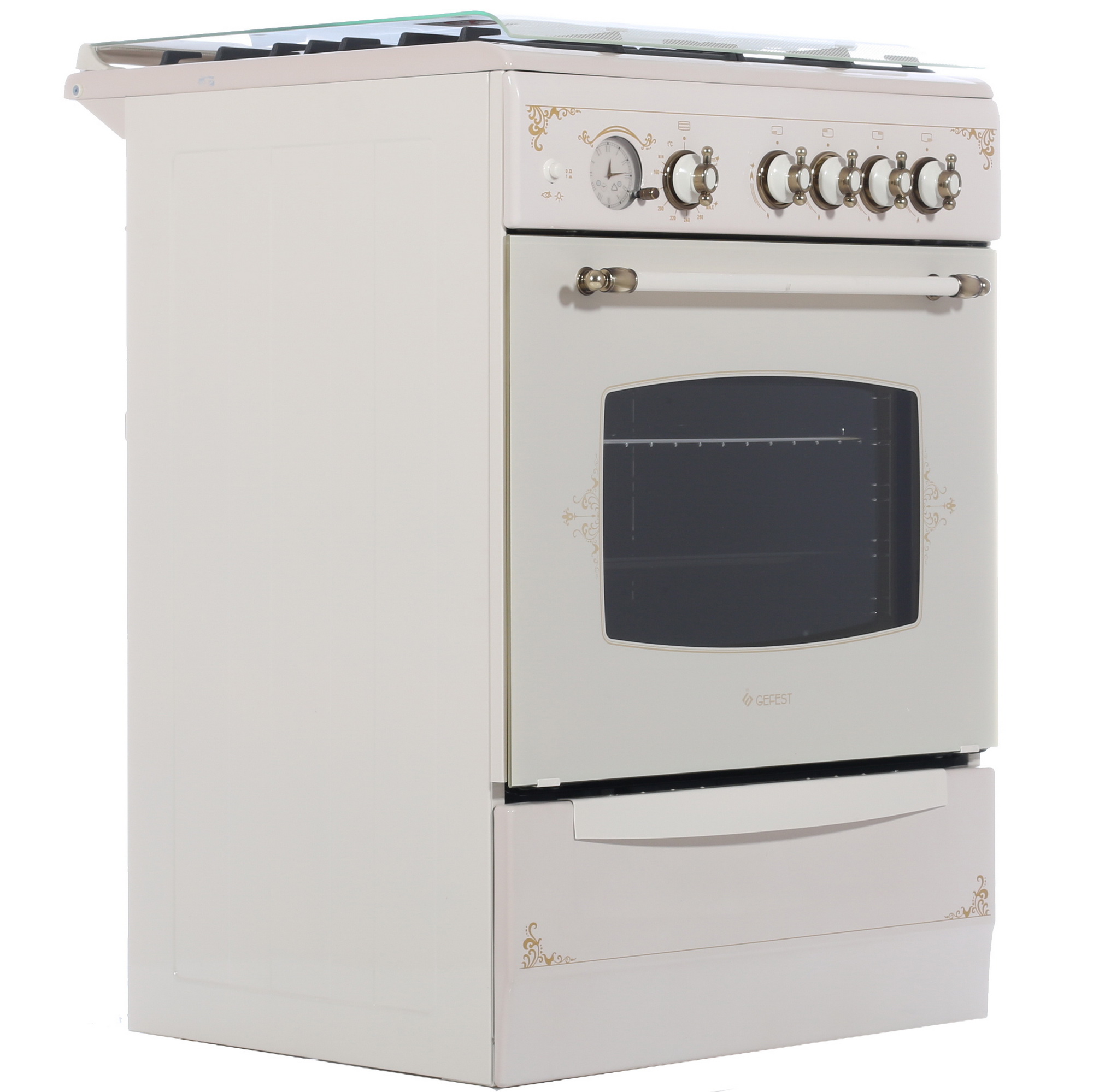 1266648 Газовая плита Gefest ПГ 6100-03 0279 бежевый STDN-0126219 - Вид №1