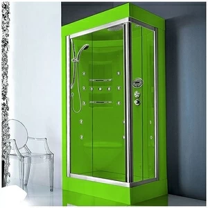 Душевая кабина Gruppo treesse Acquazzurra 80х100 STI-B7536D-S белая с гидромассажем угловая правая