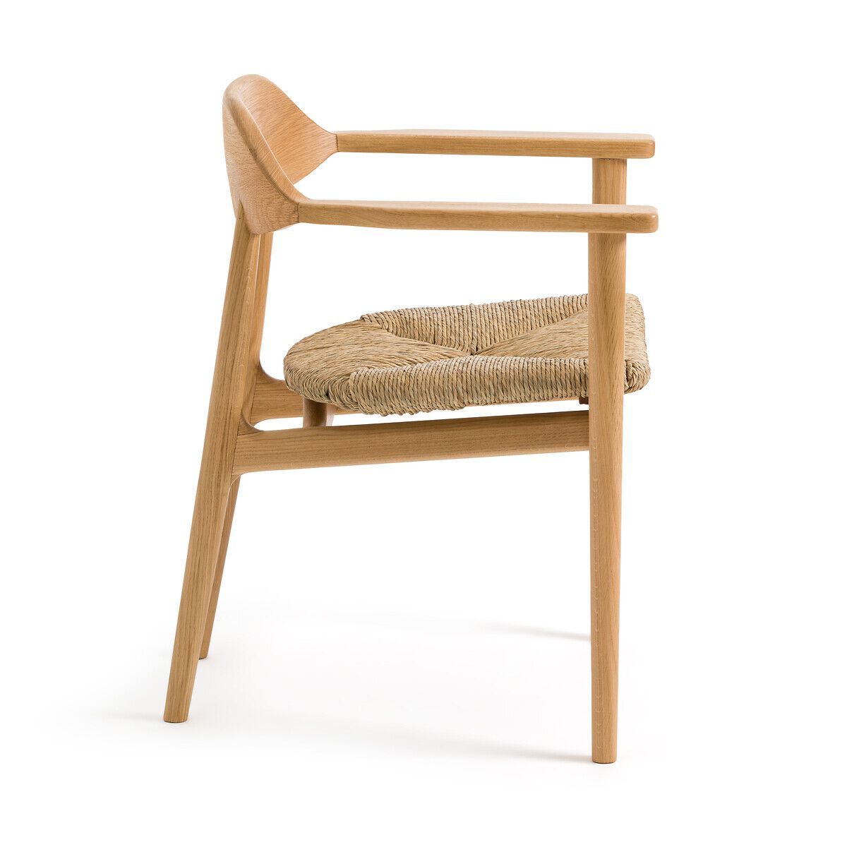 Стул из дуба и соломы с подлокотниками AMPM ARIÉ ARCH-00120275 - Вид №1