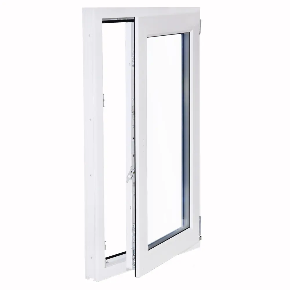 Пластиковое окно Veka одностворчатое правое 870×600 мм с поворотно-откидным механизмом 83117309 STLM-0039114 - Вид №2