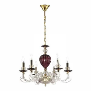 Подвесная люстра Odeon Light Siena 3929/6 ODEON LIGHT ДИЗАЙНЕРСКИЕ, SIENA 108631 Красный