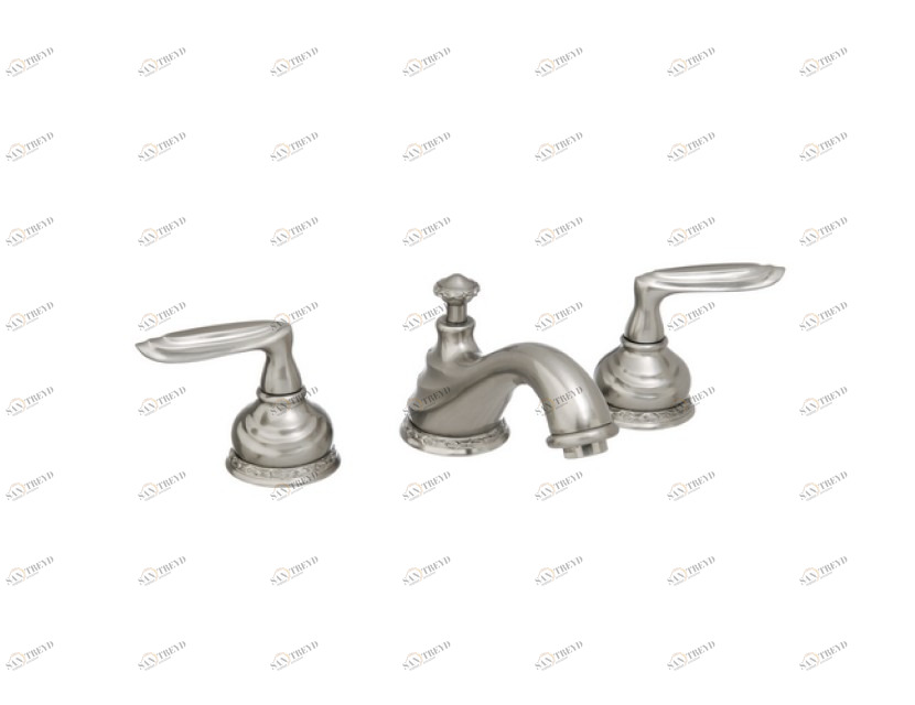 041001.000.62 Набор для раковины с тремя отверстиями Сатин никель Mestre Austral