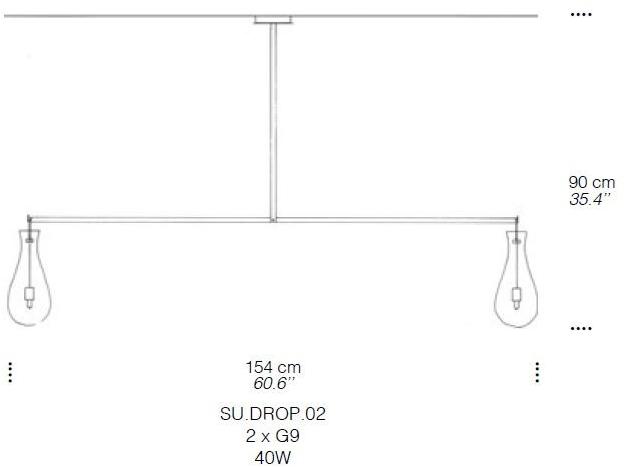 Veronese Подвесной светильник из муранского стекла Drop sun-id-1475238 - Вид №1