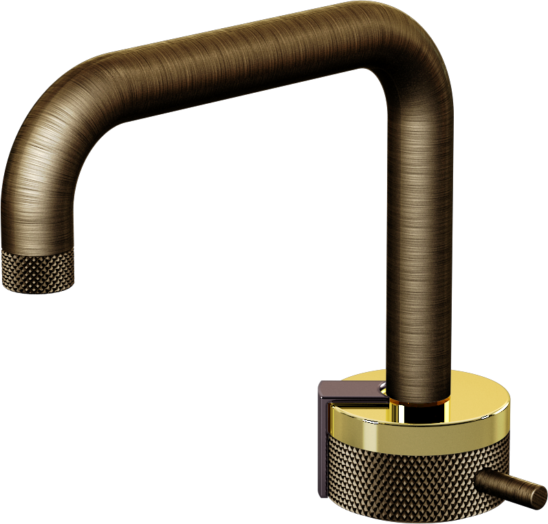 E-11500-R1PB-L2OX-VBB Однорычажный прогрессивный смеситель для раковины - излив 15,3см GRAFF MOD+