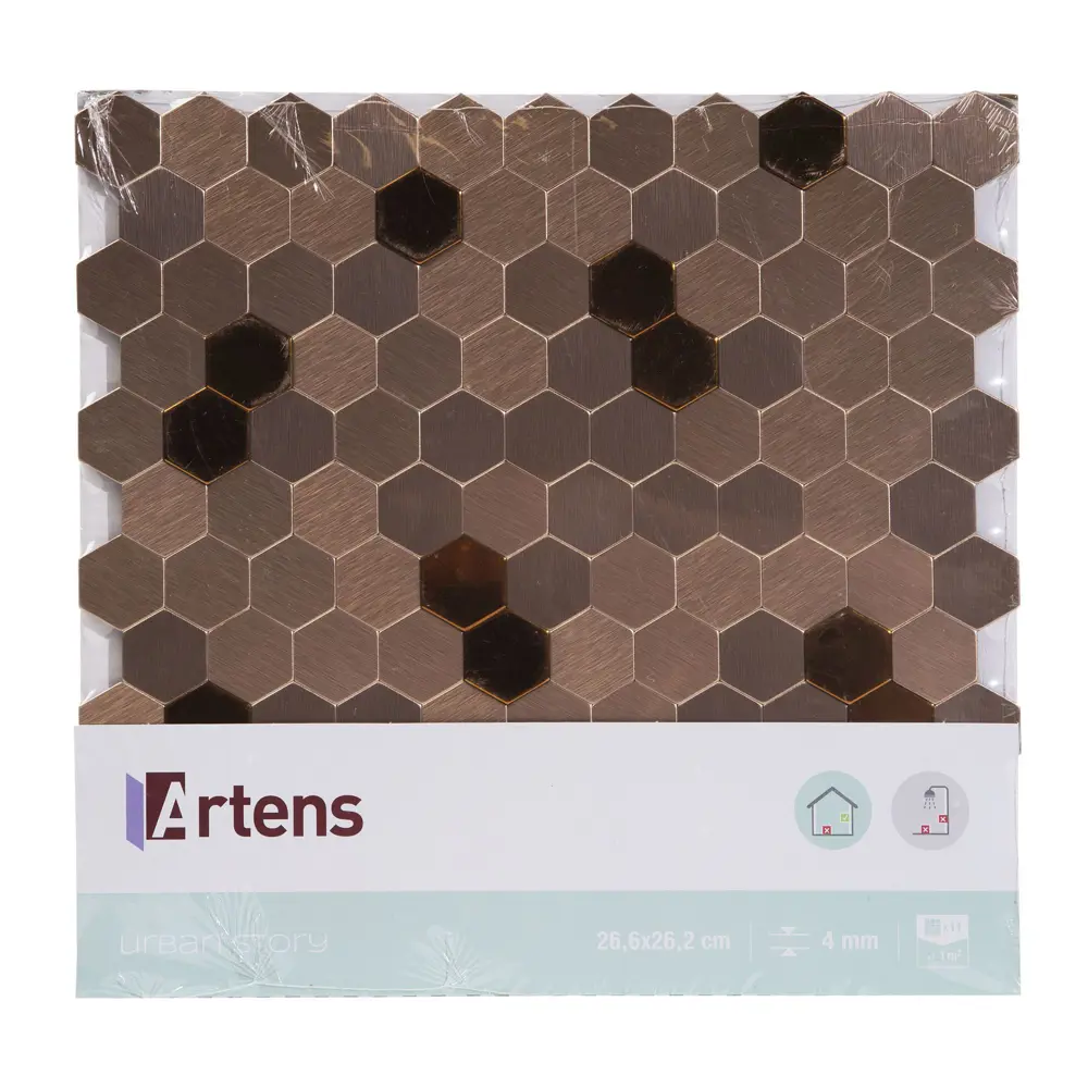 Мозаика Artens «Mix», 26.6х26.2 см, цвет коричневый 18738231 STLM-2176284  - Вид №3