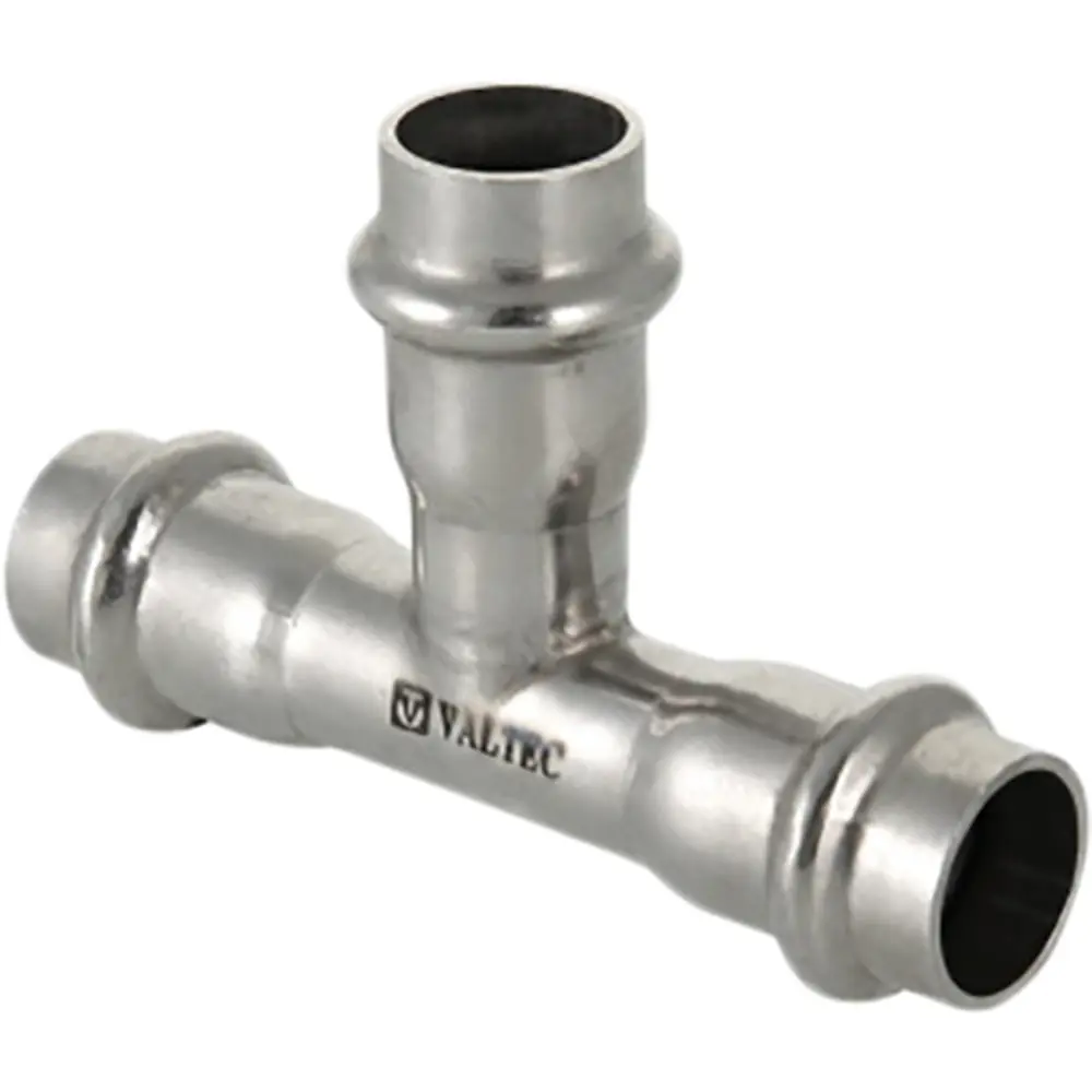Тройник Valtec 22 мм нержавеющая сталь 82563694 STLM-2073449 