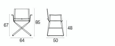 Ткань складной стул emu Ciak ARCH-00135898 - Вид №8