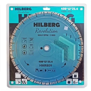 91870444 Диск алмазный по железобетону Hilberg HMR809 сегментный 400x25.4x3.8 мм STLM-1510500