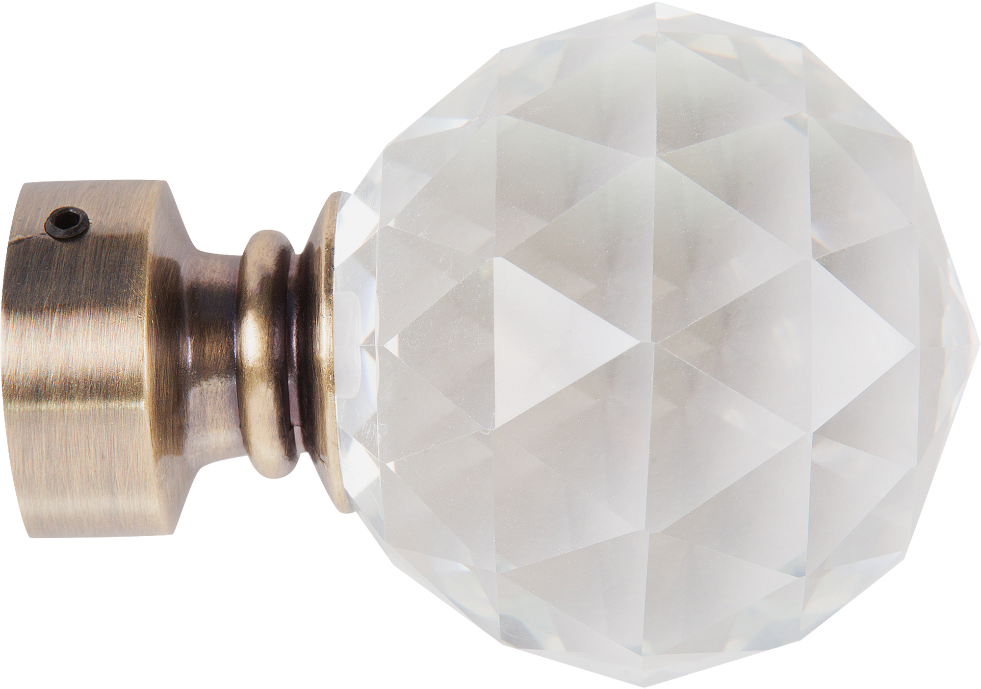 Santreyd Наконечник Шар-стекло золото антик для карниза 82120663