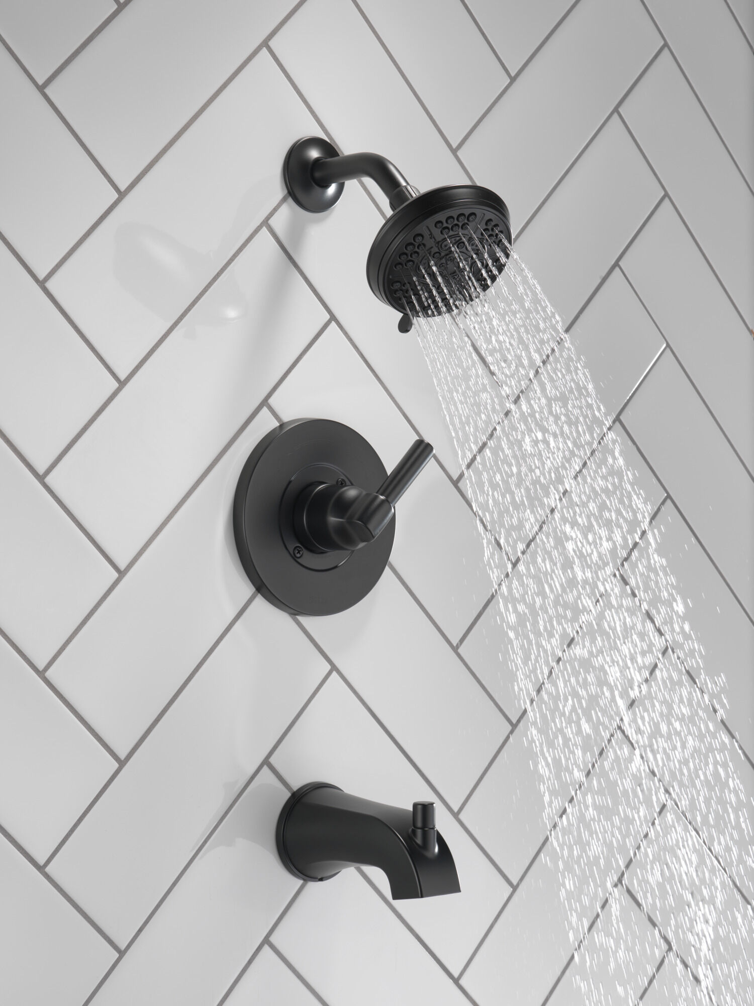 144891-BL Для ванны и душа Monitor® серии 14 Delta Faucet Becker Матовый черный  - Вид №2