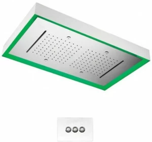 GUGLIELMI Светодиодная душевая лейка из нержавеющей стали с 3 струями Water therapy Fiad80666