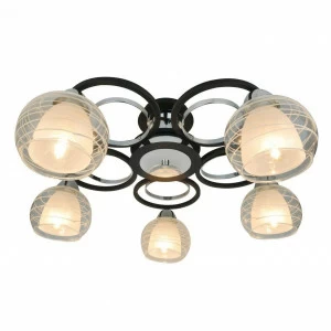 Потолочная люстра Arte Lamp Ginevra A1604PL-5BK ARTE LAMP GINEVRA 109041 Серый