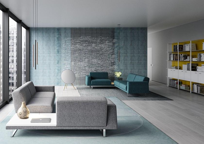 Quadrifoglio Основание дивана из 2-местной ткани Avana sun-id-1473651 - Вид №5