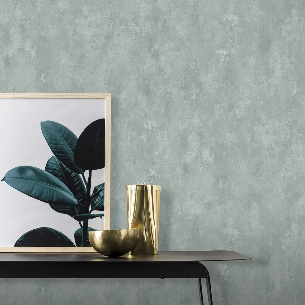 Обои флизелиновые Wall Up Mousson бирюзовые 1.06 м 650853 STLM-2066893 - Вид №3