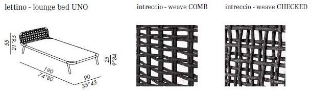Meridiani Веревочный садовый лежак sun-id-1448234 - Вид №9