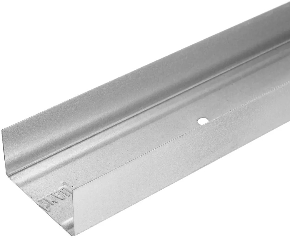 12756964 Профиль направляющий (ПН-4) Knauf 0.6 мм 75x40x3000 мм STLM-1016066