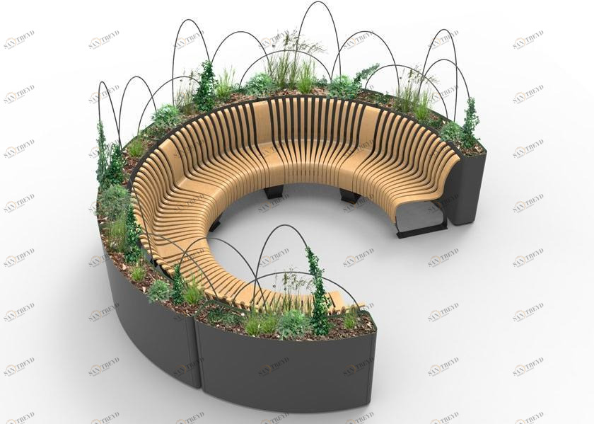 Green Furniture Concept Кашпо из металла Radius sun-id-1433056