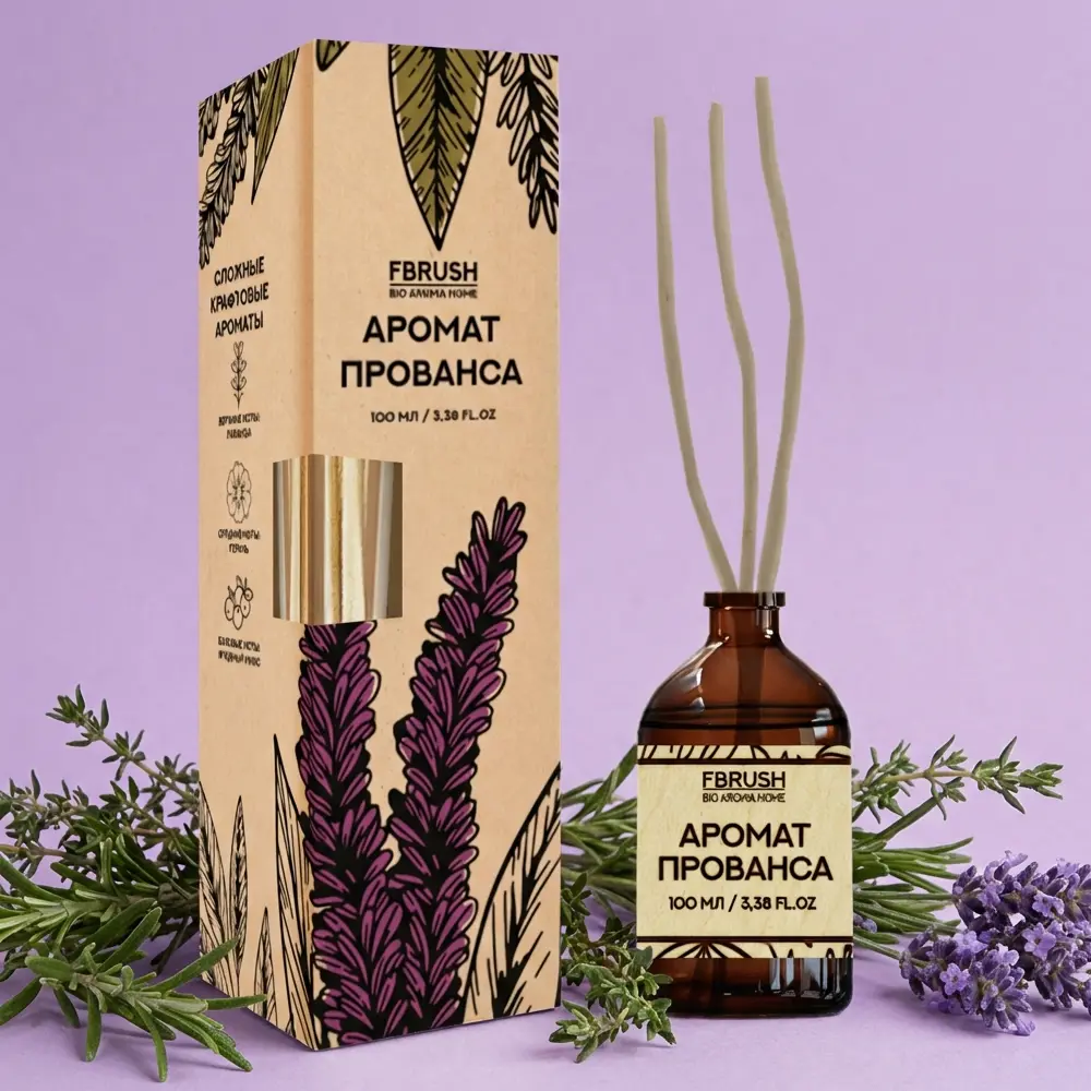 Ароматический диффузор Fbrush Аромат прованса 100 мл 89344463 STLM-2040040 