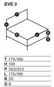 Frauflex Кровать-контейнер из металла с высоким изголовьем sun-id-1507322 - Вид №3