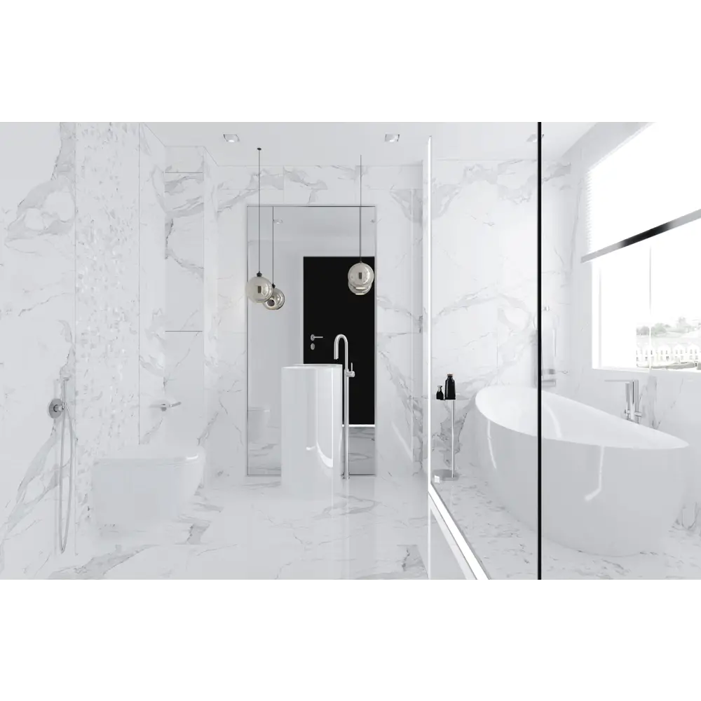 Керамогранит Alicante White FP Rect. 60x120 см 1.44 м² цвет разноцветный 82831030 STLM-2208642 Santreyd - Вид №3