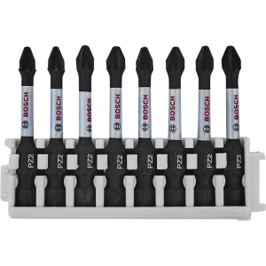 Биты ударная Bosch Impact Control 2608522331 PZ2x50 мм, 8 шт.