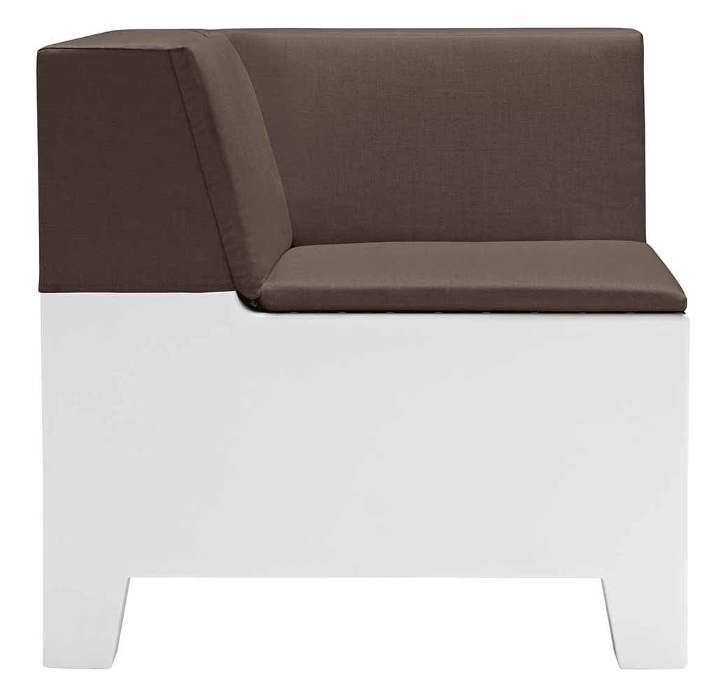 Playa 204C Дополнительная подушка для использования на открытом воздухе, которую можно снять в случае плохой погоды. Угловой модуль. Et al. Playa