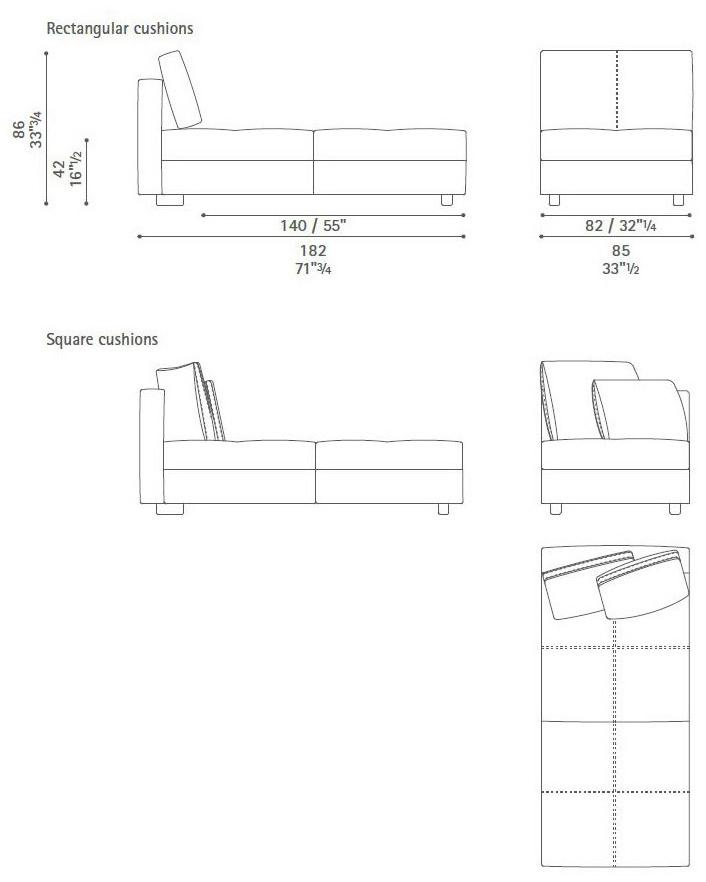 Poltrona Frau Модульный диван La collezione - divani e poltrone sun-id-1459157 - Вид №46