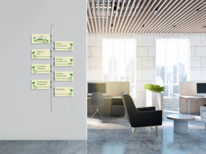 Крытый стальной знак знак