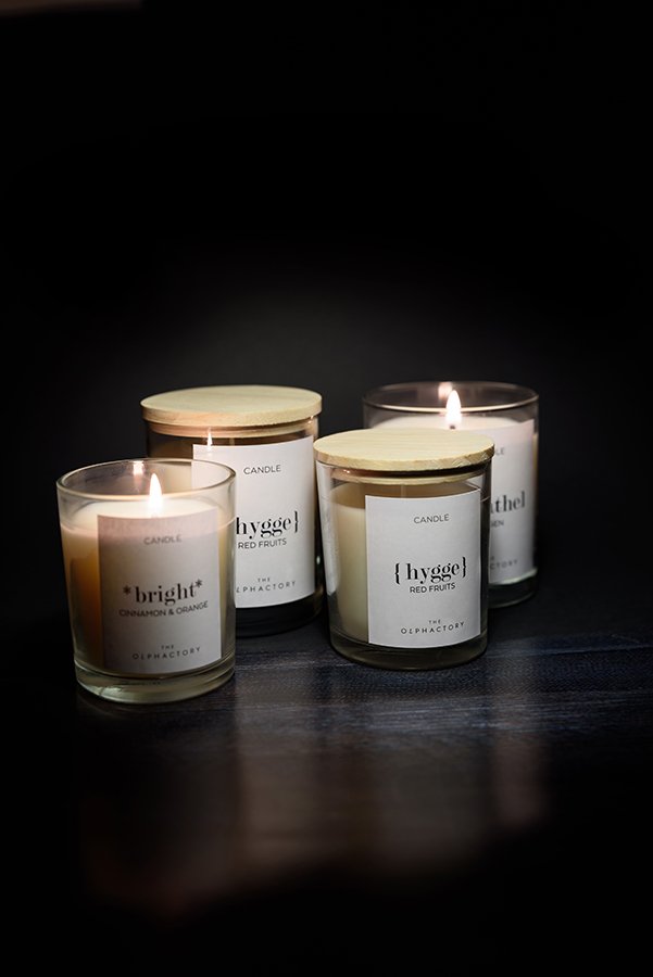 Свеча ароматическая "Красные Фрукты" Hygge AMBIENTAIR  00-3880972 Белый  - Вид №1