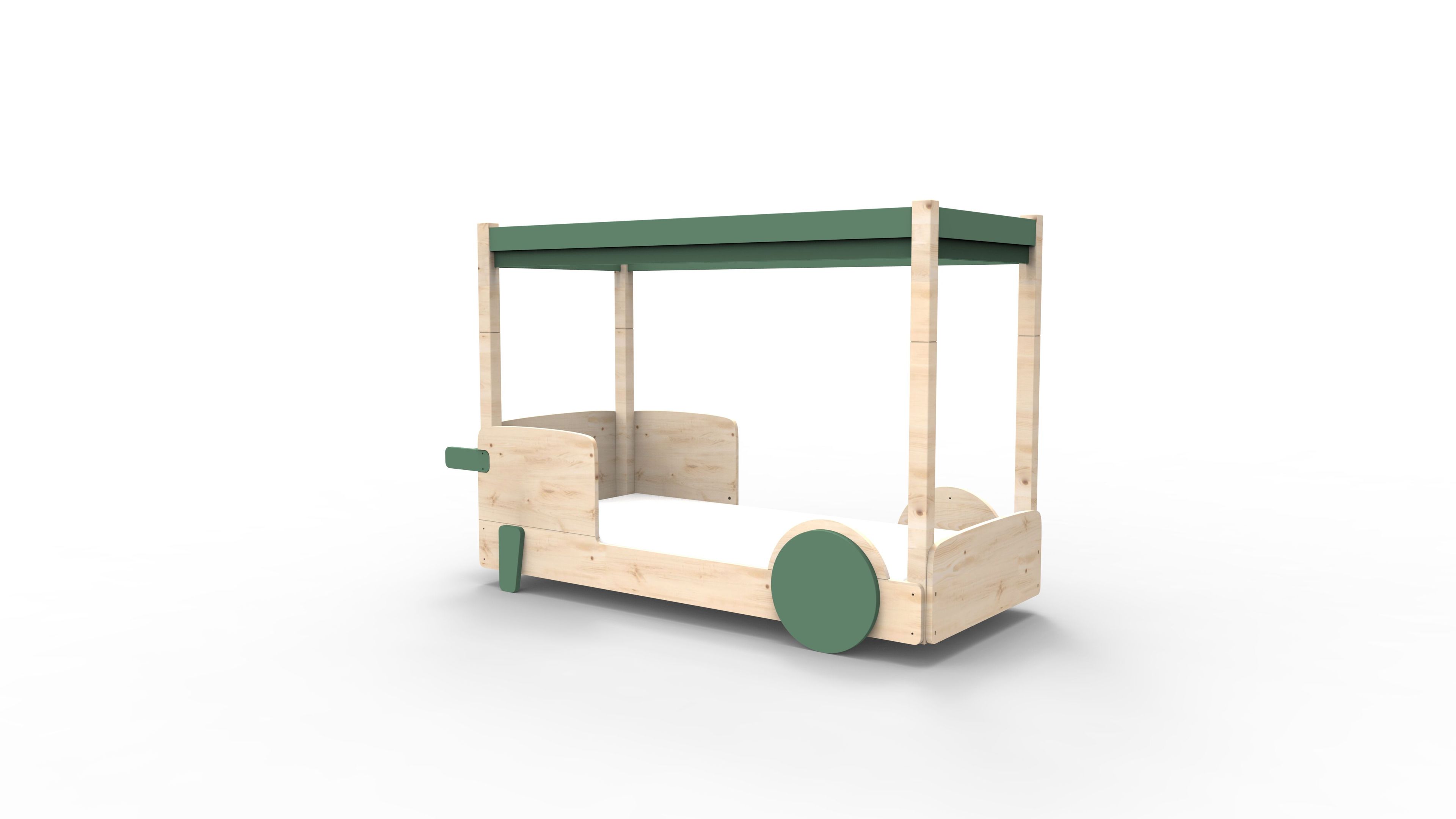 Деревянная односпальная кровать с балдахином Mathy by Bols ARCH-00085571 - Вид №35