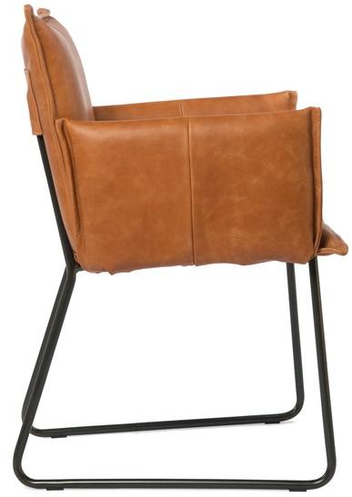 Jess Кожаное кресло с салазками и подлокотниками sun-id-1503993 - Вид №3