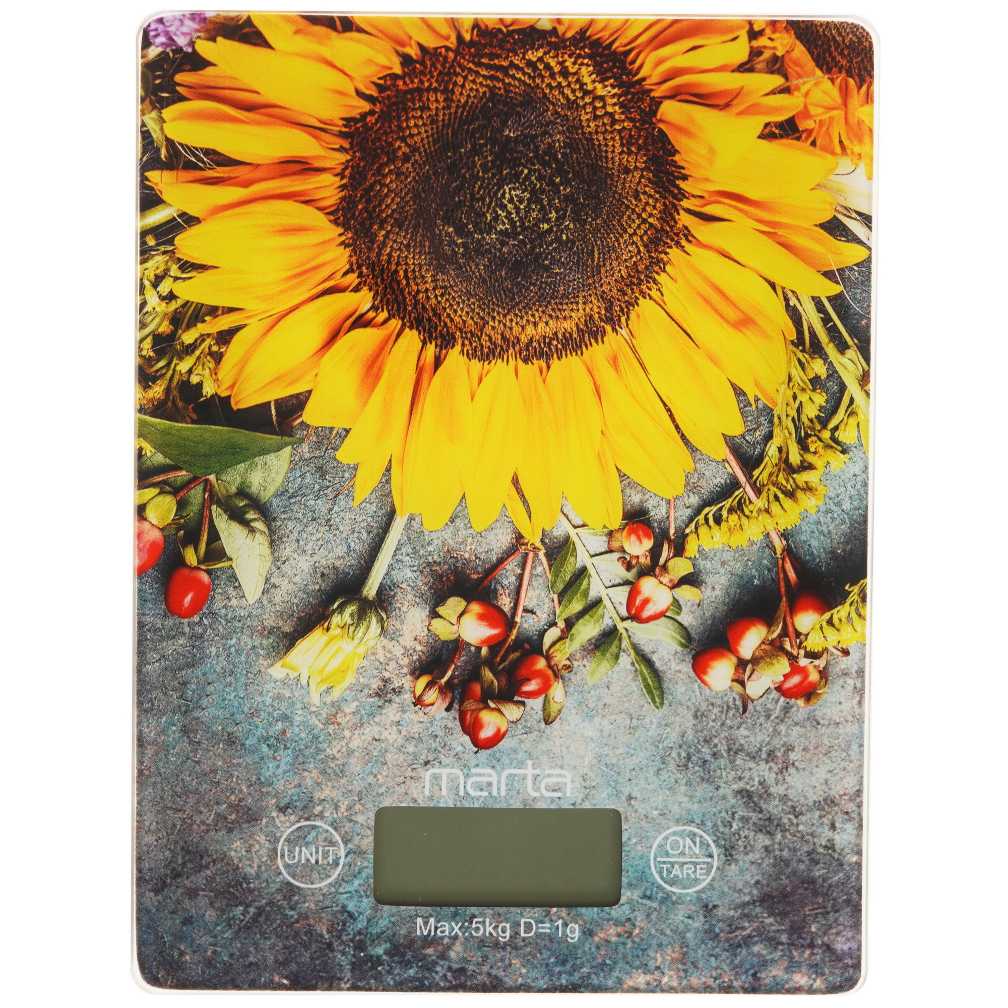 9915670 Кухонные весы MARTA MT-1634 разноцветный STDN-0107258