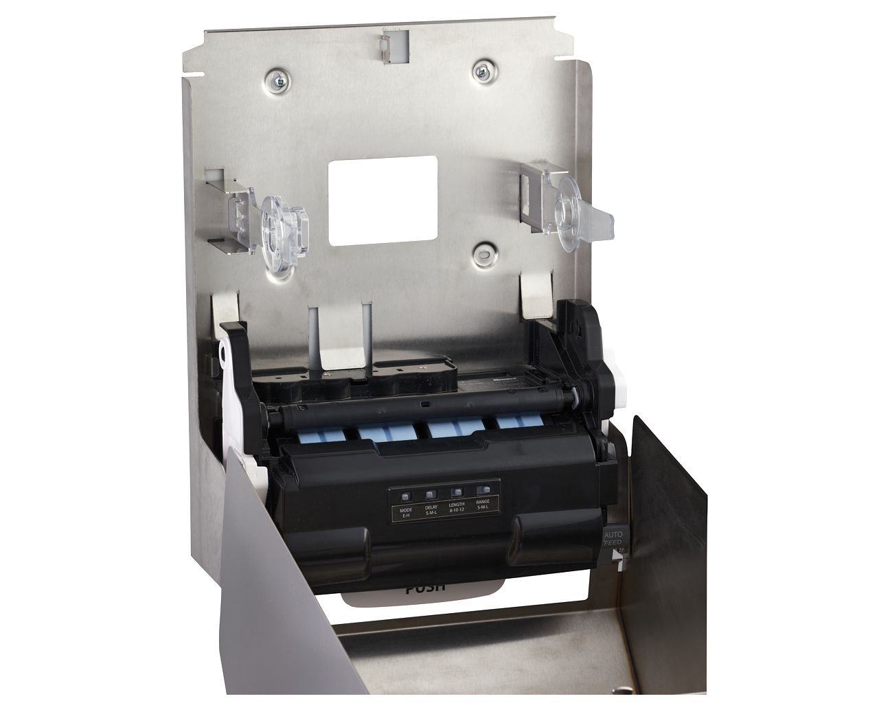 CSM573 STELLA Anti-FingerPrint AUTOMATIC MAXI автоматический бесконтактный диспенсер для бумажных полотенец в рулонах, матовая сталь с покрытием AFP Merida  - Вид №4