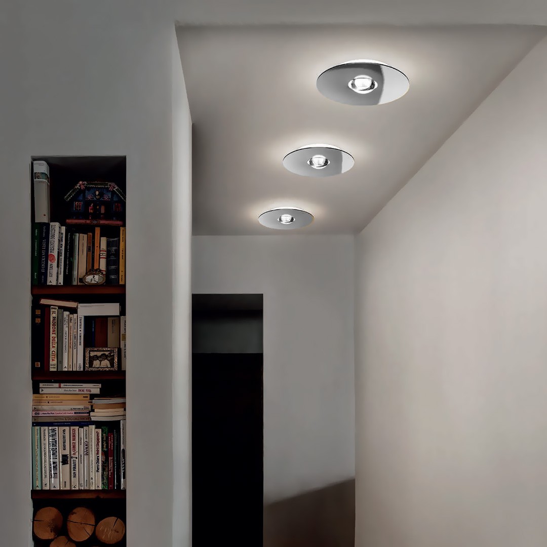 Studio Italia Design Bugia Single 161031 (161005) хром потолочный светильник 120683 - Вид №1