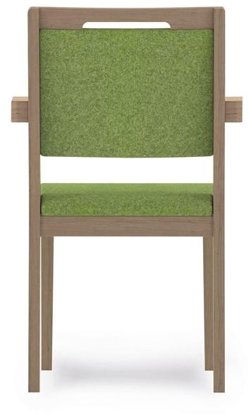 PIAVAL Штабелируемый тканевый стул с подлокотниками Swing | health & care 32-11/t6 - Вид №3