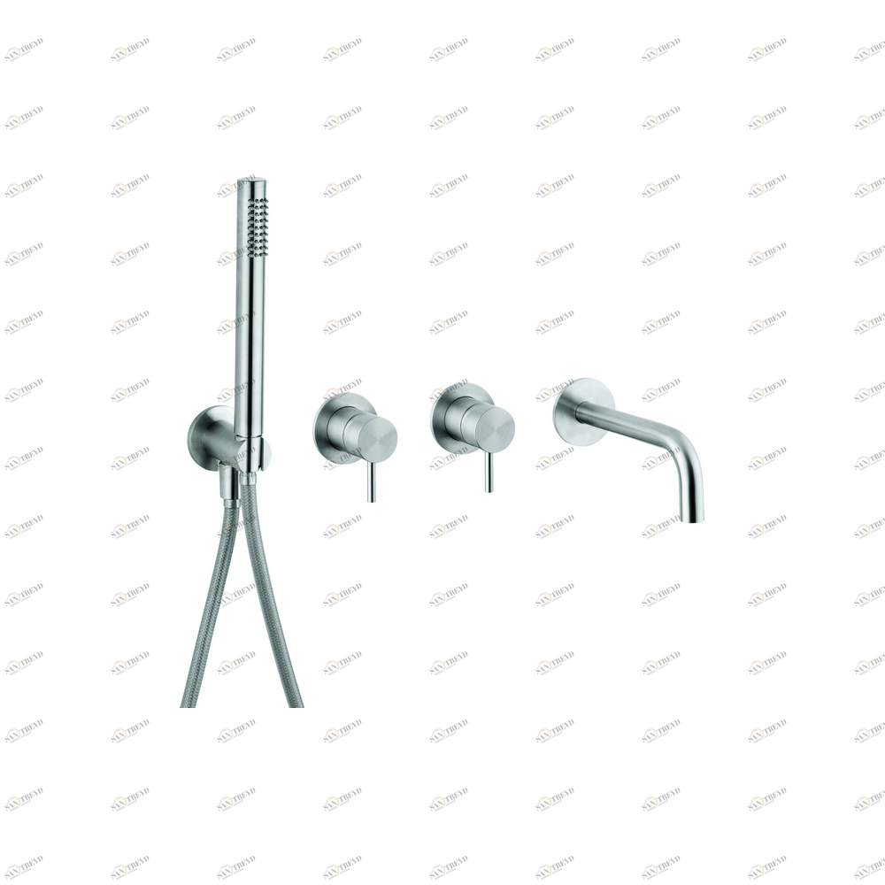 Смеситель для ванны встроенный внешняя часть Cisal XI001100