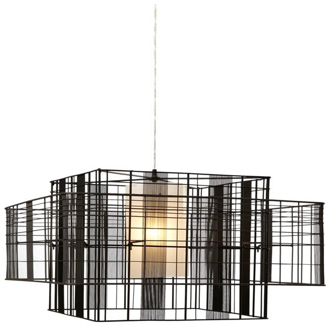 Forestier Подвесной светильник прямого и отраженного света из металла Mesh cubic sun-id-1391407 - Вид №2