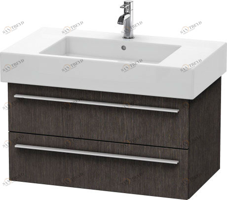 XL635207272 Тумбочка подвесная X-Large #XL6352 800 x 468 мм Дуб брашированный, натуральный шпон Duravit