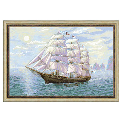 1356 Набор для вышивания Попутный ветер 60 х 40 см RIOLIS Сотвори Сама 